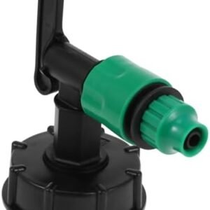 Garden Nozzle Adapter Garden Tap Adapter IBC Tank Tap Adapter Fine Thread Water IBC Tank Fitting Thread Tap Adapter Adaptador Hose IBC Tank Adapter Small Nozzle Plastic Ton Barrel