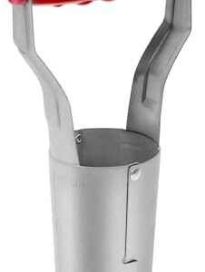 Bulb Planter Tool, Bend Free Stainless Steel Soil Release Tool with 4 Inches Depth Mark for Planting, Digging, Tulips, Daffodils, Dahlias