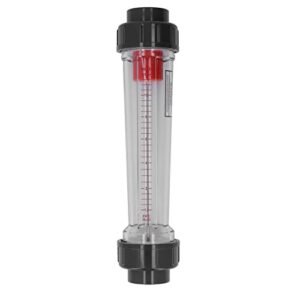 High Accuracy Transparent Plastic Tube Liquid Flowmeter 1.2 to 12 per Hour, Durable ABS Construction for Chemical, Food, & Environmental Applications