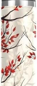 Insulated Bottles Keep Hot/Cold for 24 Hours Water Flask 304 Stainless Steel Travel Mug Portable Leak Proof Tumbler for Work flowering tree