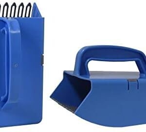LINDEN SWEDEN Jonas Berry Picker Tool | Rake Comb for Blueberries, Lingonberries and Huckleberries | Lightweight Fruit Harvester | Protects Hands from Thorns | BPA-Free | 8.5" x 5.5" | Blue