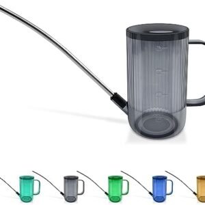 Watering Can for Indoor Plants, Small Indoor Watering Can with Long Spout, 1L/34oz Plastic Plant Watering Can, Garden Water can for House Plant Bonsai Flowers