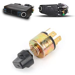 12V 24V AC Air Conditioning Blower Switch, AC Rotary Switch 3 Position AC Control for Car Air Conditioners, Heaters, and More