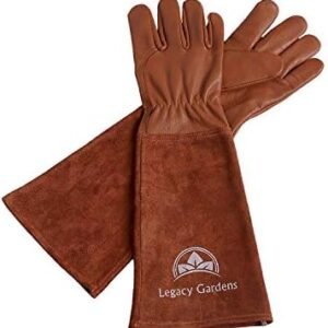 Medium Brown Thorn Proof Garden Gloves