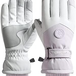 Winter Ski Snow Gloves for Men, Women, Youth | Touchscreen & Waterproof Cold Weather Hand Warming Gloves Winter Work Gloves