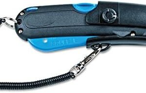 COSCO 091524 Box Cutter Knife w/Shielded Blade, Black/Blue