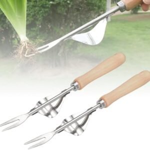 Manual Hand Weeder, Weed Puller Tool, Weed Remover Tool, Portable Hand Weeder Tool, Garden Weed Puller Tool, Weeding Artifact Uprooting Weeding Tool for Yard Lawn Farm Garden (2pcs)