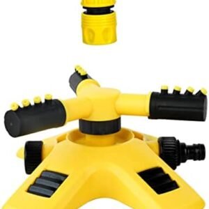 2 Pcs Rotary Sprinkler 360 Rotating Spray Nozzles Lawn Sprinkler Watering Sprayer Garden Irrigation System Garden Sprinkler 360° Rotation Sprinkler Garden Watering System