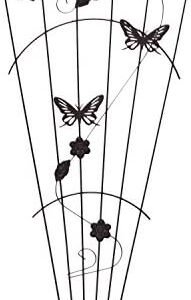 1.Go Metal Garden Trellis Panel Arch for Climbing Plants, 15" Wide x 34" High, OG-0018