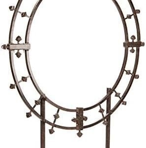 H Potter Garden Trellis Wrought Iron Round Metal Weather Resistant Yard Art