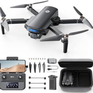 Holy Stone GPS Drone with 4K UHD Camera for Adults Beginner; HS360S 249g Foldable FPV RC Quadcopter with 10000 Feet Control Range, Brushless Motor, Follow Me, Smart Return Home, 5G Transmission