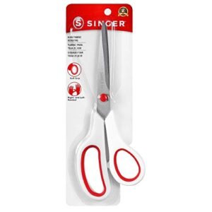SINGER 8-1/2-Inch Fabric Scissors with Comfort Grip (00445)