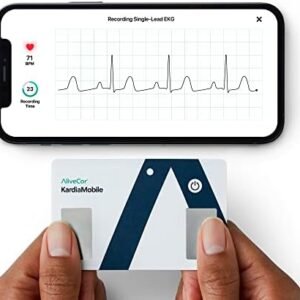 KardiaMobile Card Personal EKG Monitor – Fits in Your Wallet – Detects AFib and Irregular Arrhythmias – Instant Results in 30 Seconds – Easy to Use – Works with Most Smartphones - FSA/HSA Eligible