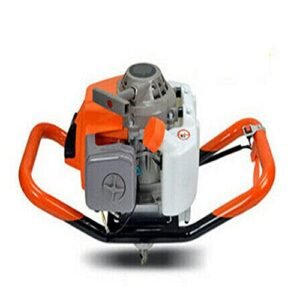 52cc/71cc Powered Earth Auger Drill Bit for Planting Post, with 3 Bits, Garden Spiral Hole Drill Planter for Bulb Planting, Bedding Plants (71 Cc Engine (No Drill Bit))
