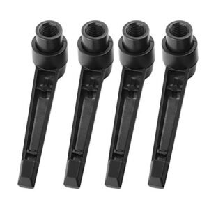 Female Thread Fixing Handle 4pcs Stainless Steel Machine Knobs Adjustable Fixing Handle Female Thread for Packaging Machinery Equipment Welding Equipment(M8)
