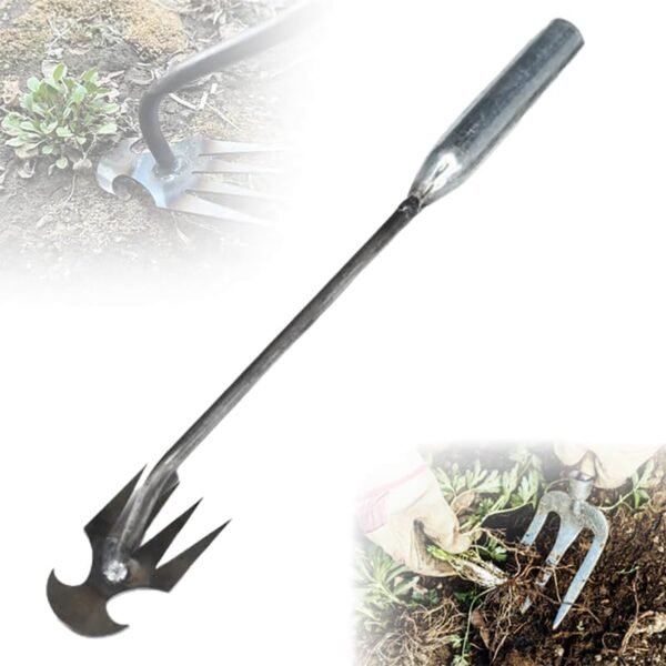 Gardening Hand Weeder Tools, 2024 Upgrade Weed Removal Tool Weeding Artifact Uprooting Weeding Tool 4 Teethes Dual Purpose Manual Multifunctional Weeders Tool for Garden Weeding Tools