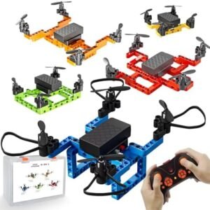 5 in 1 STEM Building Toys for Kids Ages 8-12,RC Mini Drones for Kids, Science Kits for Kids - Great Gifts for Teens Boys and Girls EC300