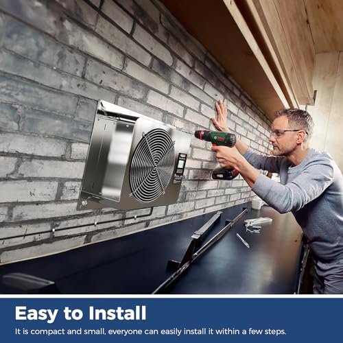 ALORAIR 780 CFM Crawl Space Ventilator Fan, IP55 Rated Basement Exhaust Fan with Temperature Humidity Controller, Timing Cycle, Speed Control, Built-in Freeze Protection Thermostat, ETL - Image 6