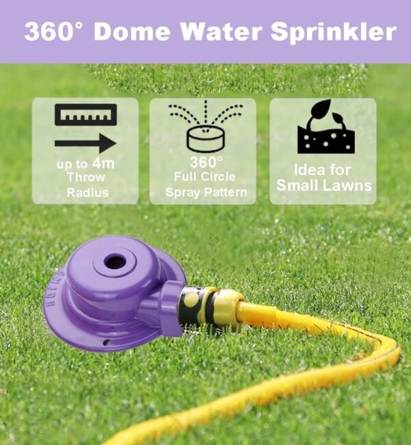 Metal Lawn Sprinkler Garden Water Sprinklers Lawn Irrigation System for Small to Medium Area Watering Outdoor Garden Yard Lawn - Image 2
